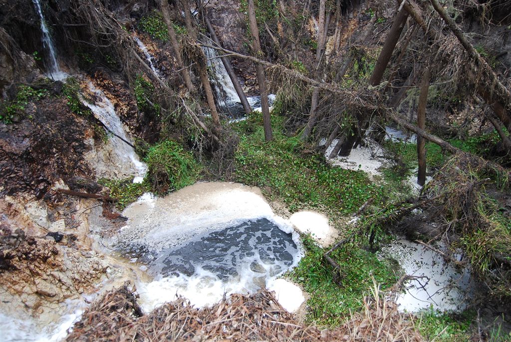 Sinkhole bottom